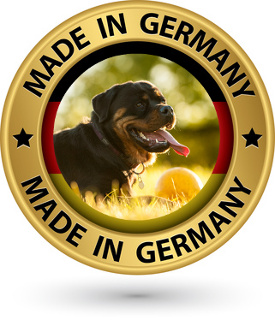 German Rottweiler - made in Germany badge